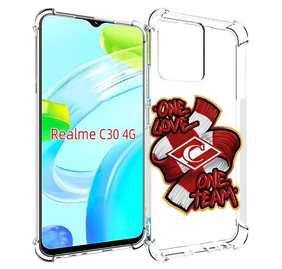 

Чехол MyPads Одна любовь-Спартак для Realme C30 4G / Narzo 50i Prime, Прозрачный, Tocco
