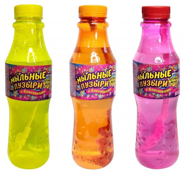 

Мыльные пузыри глиттер 600 мл