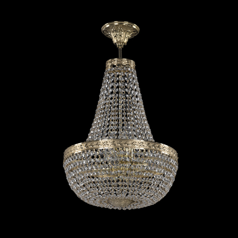 

Люстра на штанге Bohemia Ivele Crystal 19051/H2/35IV G