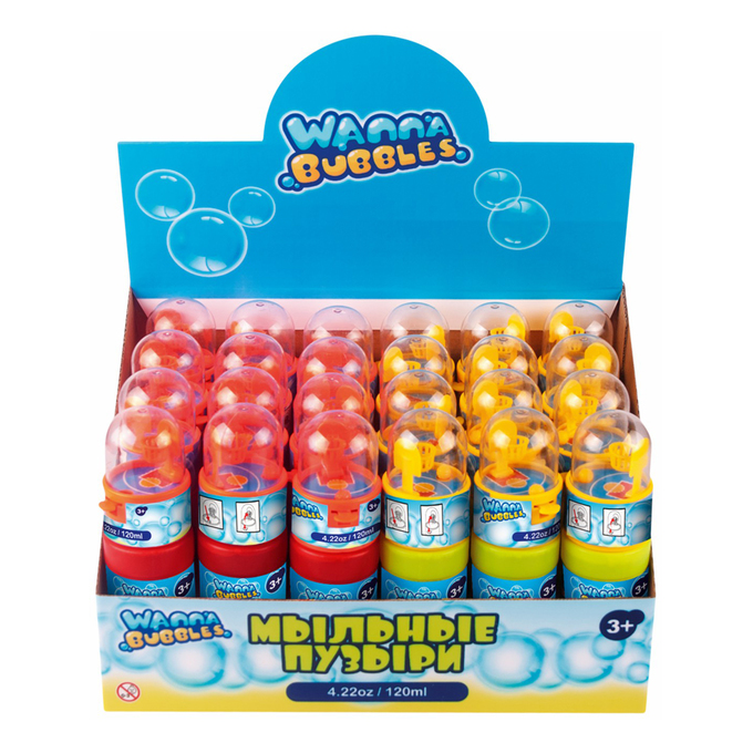 

Мыльные пузыри Баскетбол Wanna Bubbles 120 мл