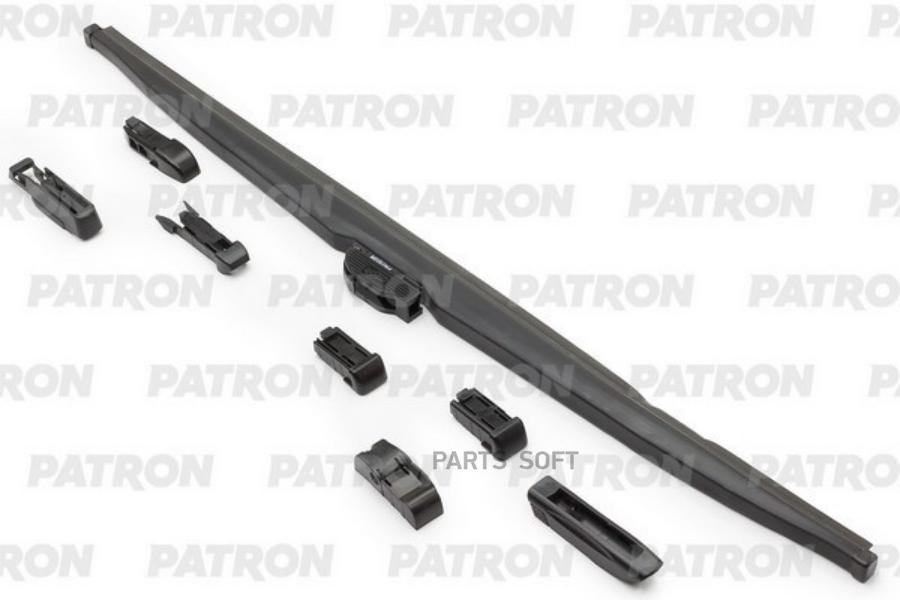

Щетка стеклоочистителя 65см WINTER зимняя универсальная + 7 адаптеров PATRON PWB650-W