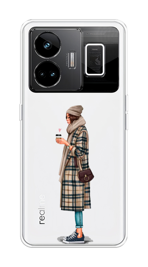 

Чехол на Realme GT Neo 5 5G/GT 3 "Утренний кофе", Коричневый;бежевый, 2513750-6