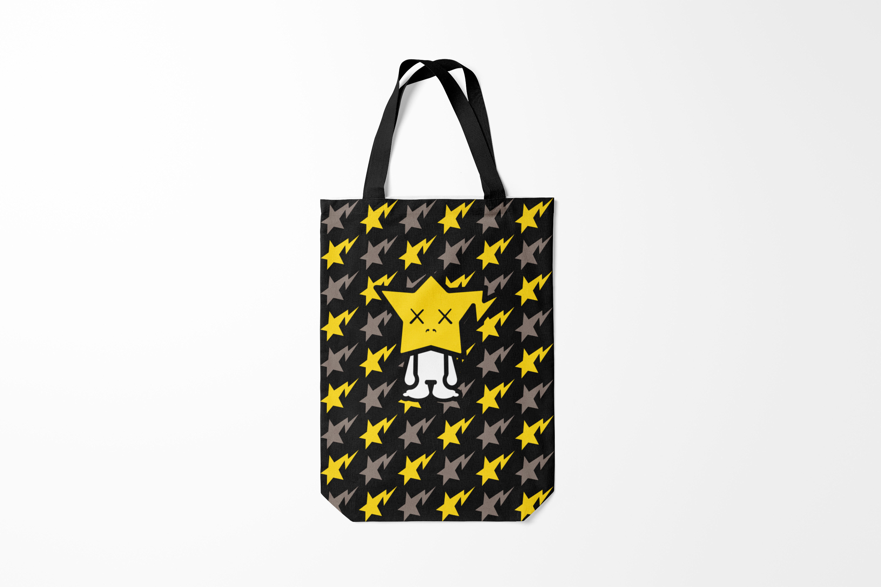 

Сумка шoппер унисекс Burnettie Разные ChibiStar, черный, Разные ChibiStar