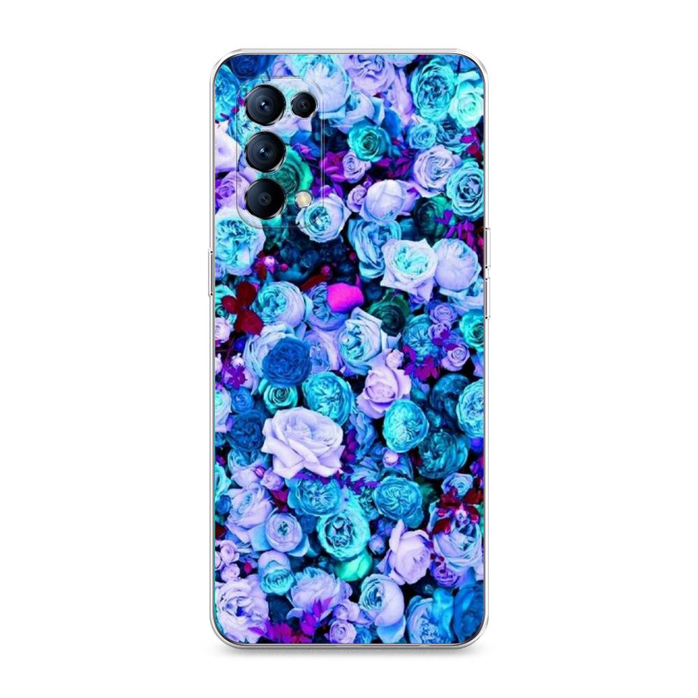 

Чехол для Oppo Reno 5 "Цветочный ковер", Фиолетовый, 255250-2