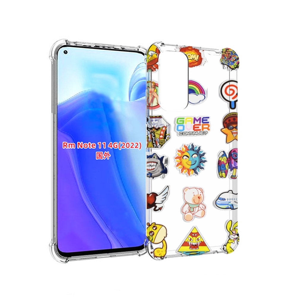

Чехол MyPads Стикеры для Xiaomi Redmi Note 11 4G ( Глобальная версия ), Tocco