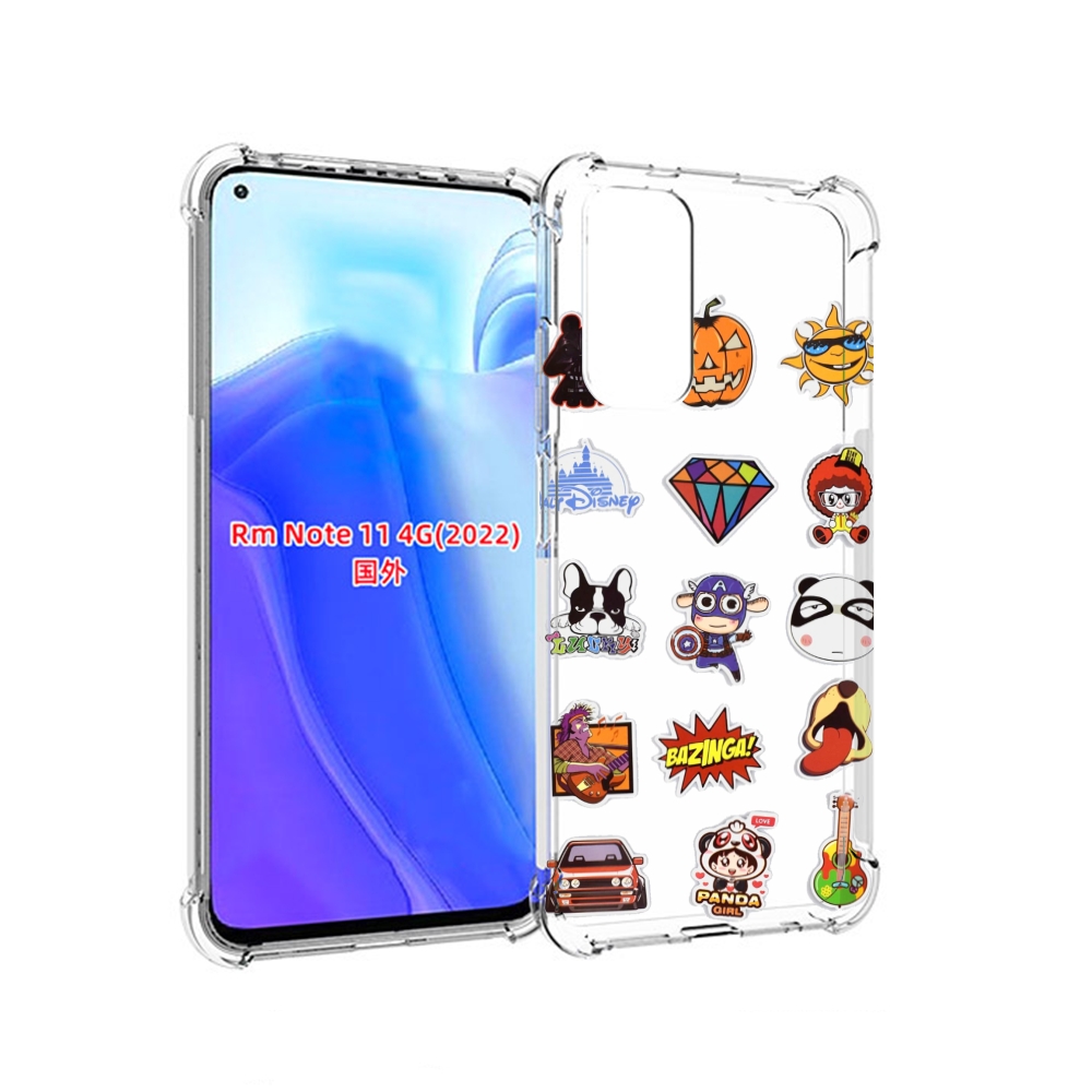 

Чехол MyPads Стикеры-2 для Xiaomi Redmi Note 11 4G ( Глобальная версия ), Tocco