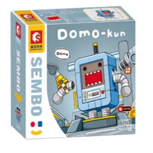 Конструктор Sembo Block 612504_Sembo Domo-Kun- робот, 110 дет конструктор sembo block 202171 боевая авиация 136 дет