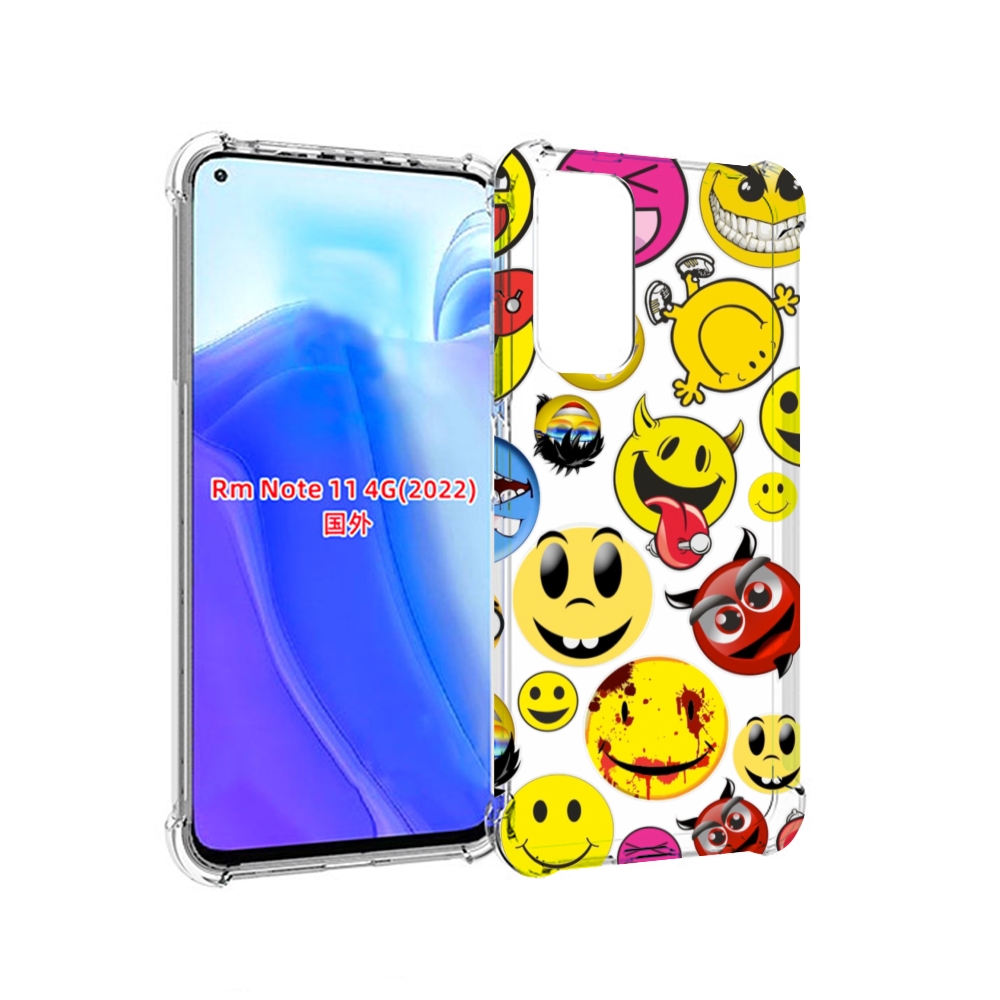 

Чехол MyPads Смайлики для Xiaomi Redmi Note 11 4G ( Глобальная версия ), Tocco