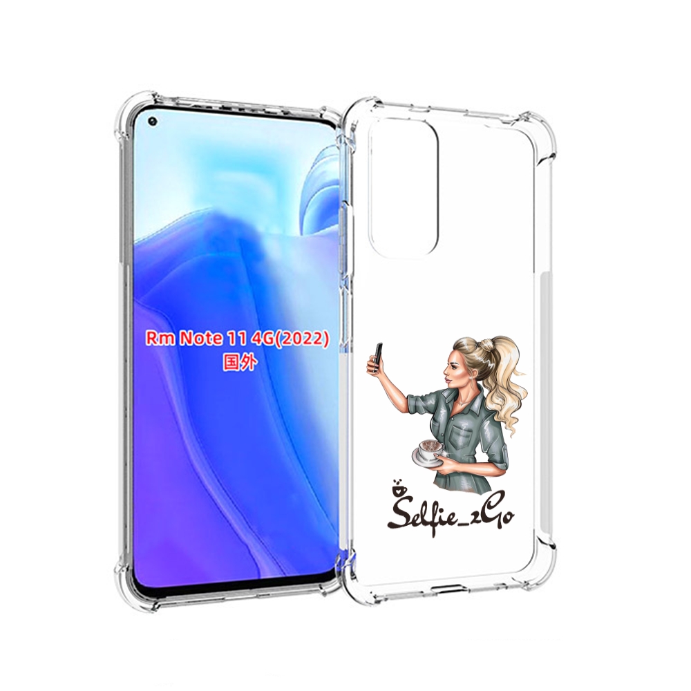 

Чехол MyPads Селфи-девушка женский для Xiaomi Redmi Note 11 4G ( Глобальная версия ), Tocco