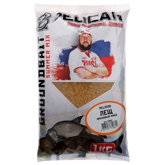PELICAN fishing technology Прикормка PELICAN, лещ, ореховый микс, 1 кг