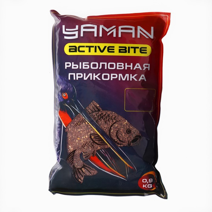 Yaman Прикормка Yaman Active Bite Карп-Карась Big Fish цвет коричневый 900 г 559₽