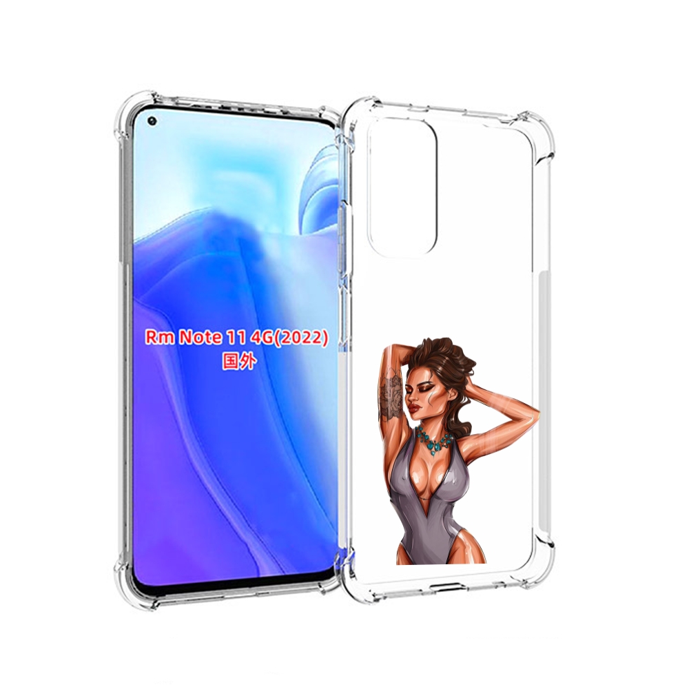 

Чехол MyPads Роскошная-девушка женский для Xiaomi Redmi Note 11 4G ( Глобальная версия ), Tocco