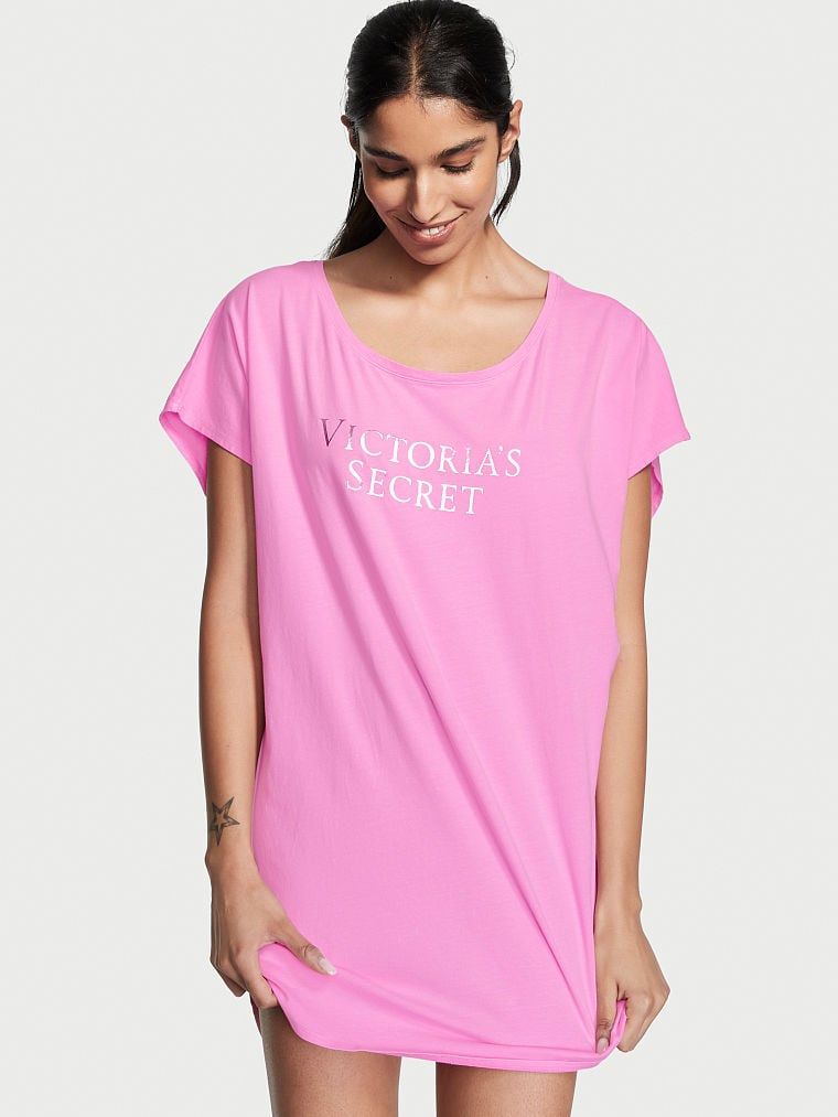 Ночная сорочка женская Victorias Secret ST 11192152 CC 5T6A розовая XL/2XL