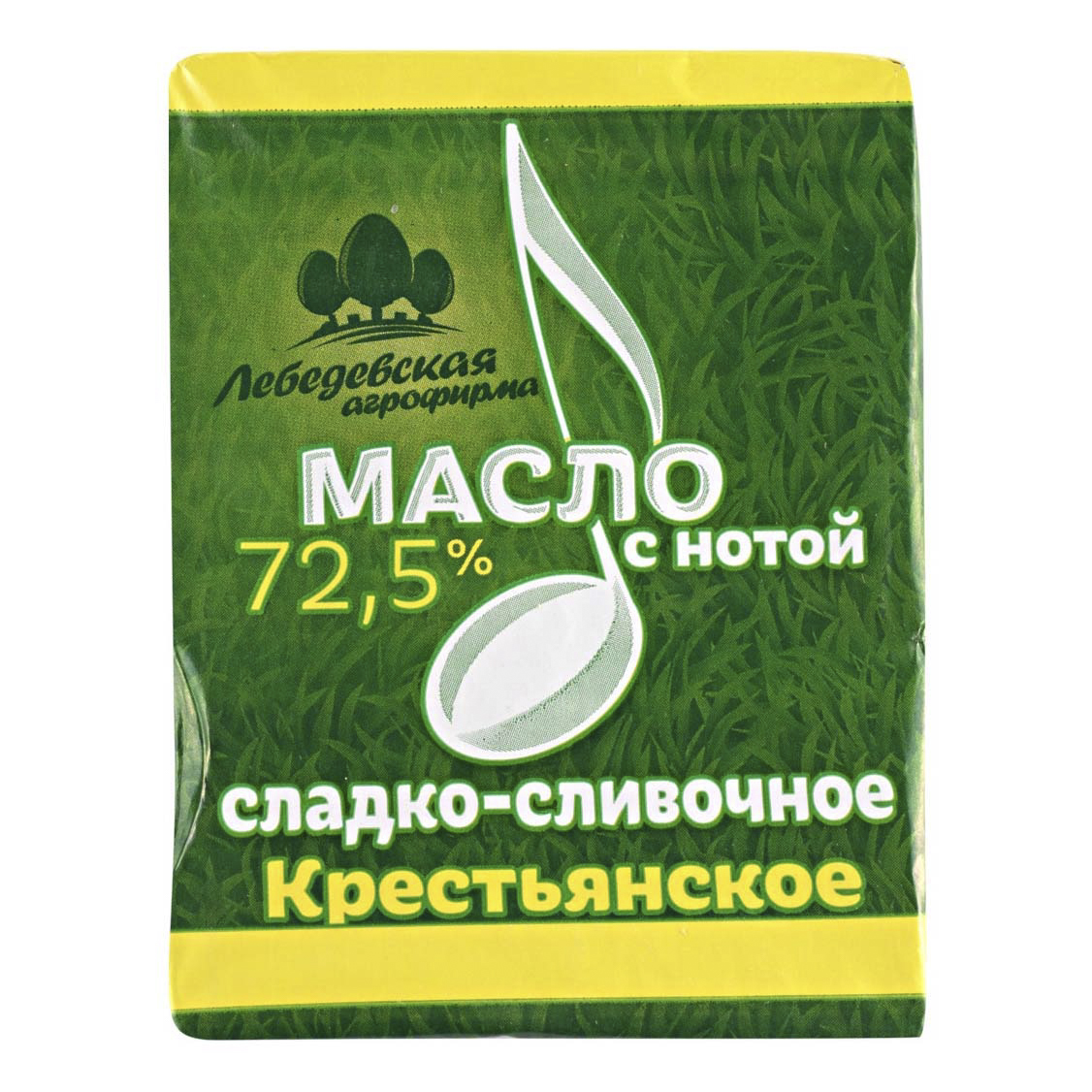 фото Сливочное масло лебедевская агрофирма крестьянское 72,5 % 180 г