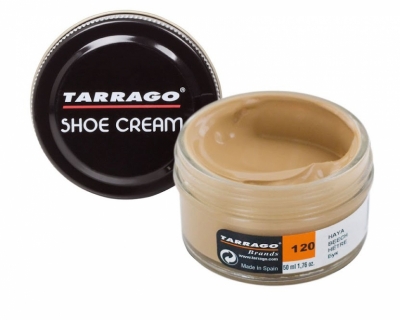 Крем банка для гладкой кожи SHOE Cream, СТЕКЛО, 50 мл. TCT31-120 Испания коричневый