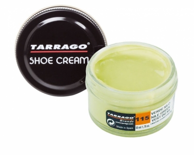 Крем банка для гладкой кожи SHOE Cream, СТЕКЛО, 50 мл. TCT31-115 Испания зеленый