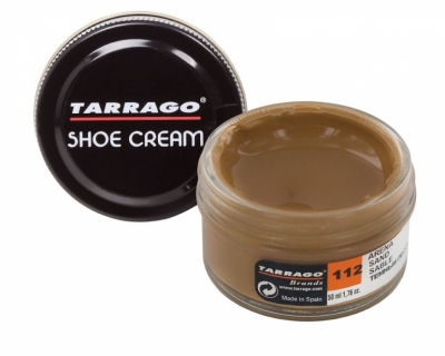 Крем банка для гладкой кожи SHOE Cream, СТЕКЛО, 50 мл. TCT31-112 TARRAGO коричневый