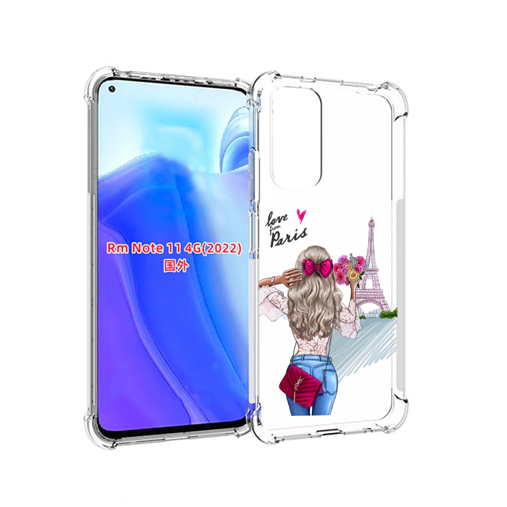 

Чехол MyPads Парижанка женский для Xiaomi Redmi Note 11 4G ( Глобальная версия ), Tocco
