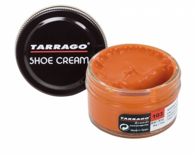 фото Крем банка для гладкой кожи shoe cream, стекло, 50 мл. tct31-103 tarrago