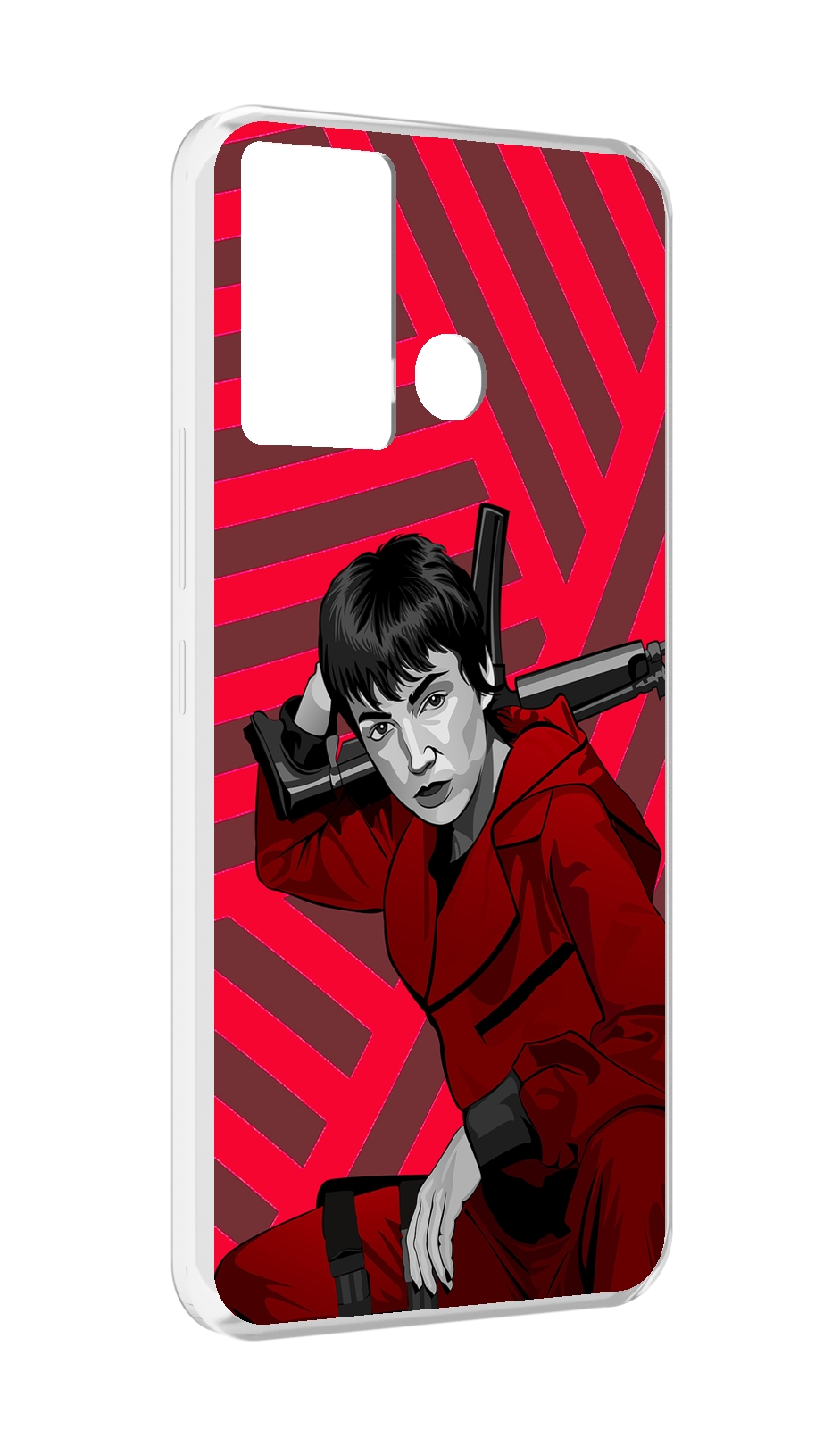 

Чехол MyPads Токио-бумажный-дом для Infinix Hot 12 Play, Прозрачный, Tocco