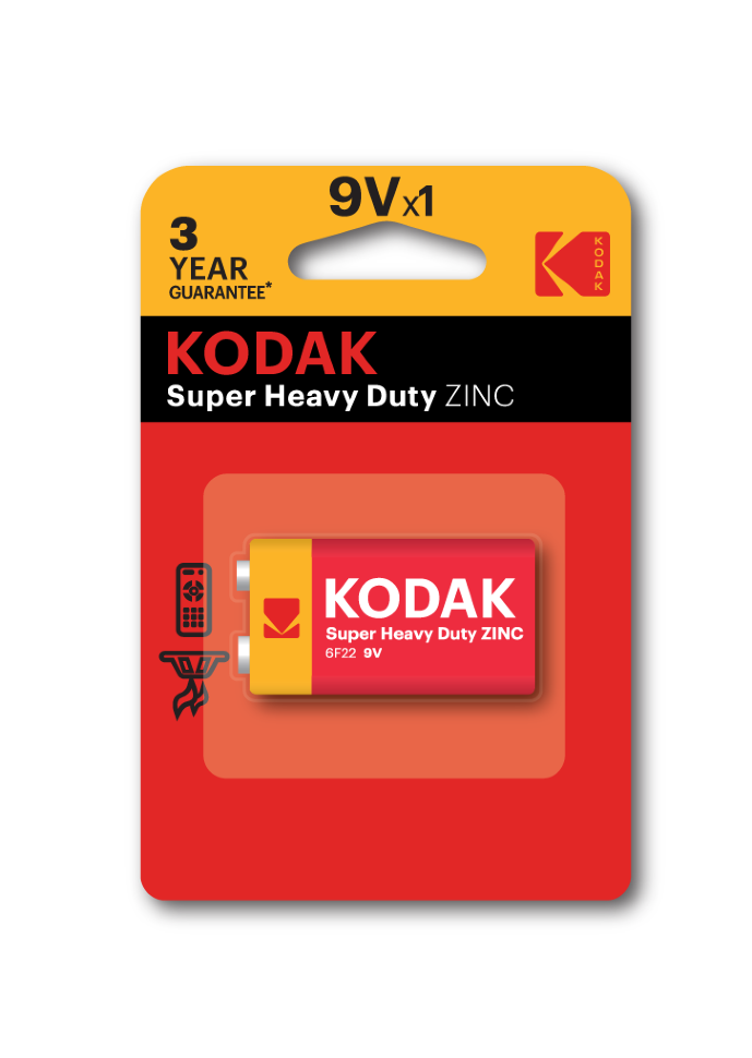 фото Элементы питания kodak heavy duty 6f22-1bl , (10/50)