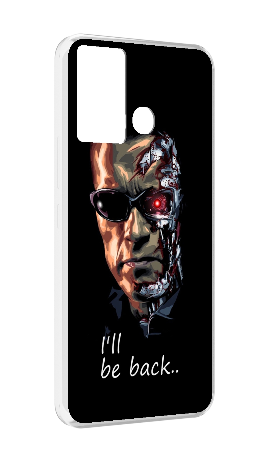 

Чехол MyPads Терминатор для Infinix Hot 12 Play, Прозрачный, Tocco