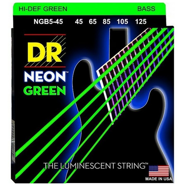 фото Струны для бас-гитары dr string ngb5-45