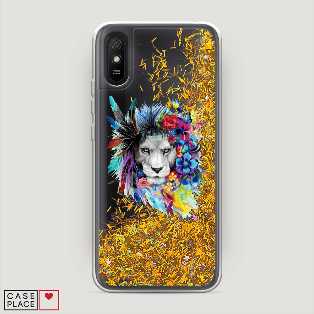 

Чехол Awog на Xiaomi Redmi 9A "Гавайский лев", Разноцветный, 38990-1