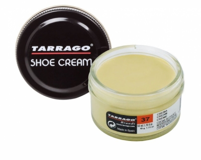 Крем банка для гладкой кожи SHOE Cream, СТЕКЛО, 50 мл. TCT31-037 Испания бежевый