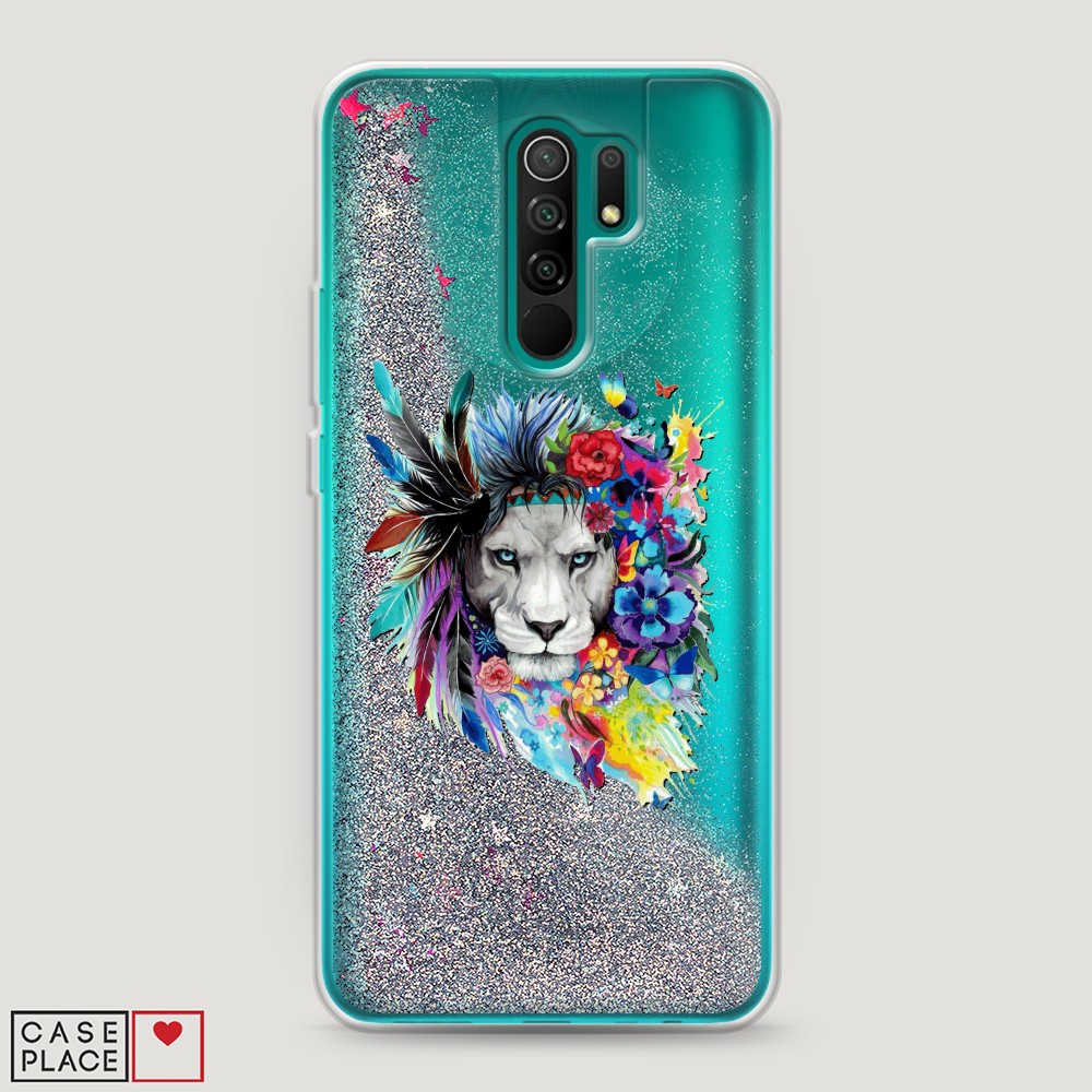 

Чехол Awog на Xiaomi Redmi 9 "Гавайский лев", Разноцветный, 38391-1
