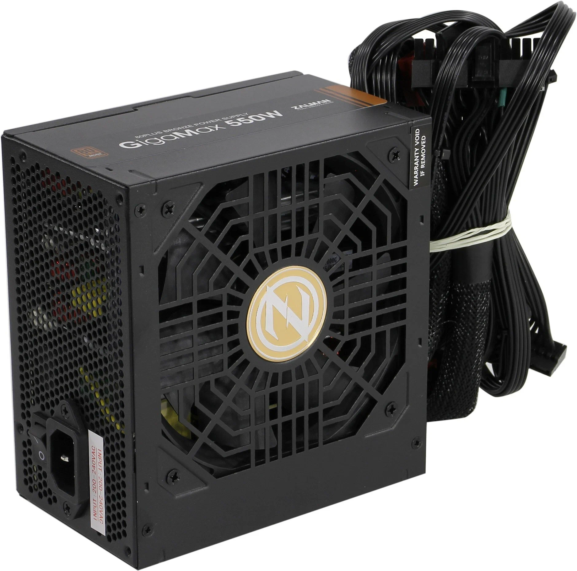 

Блок питания Zalman ZM550-GVII, Черный