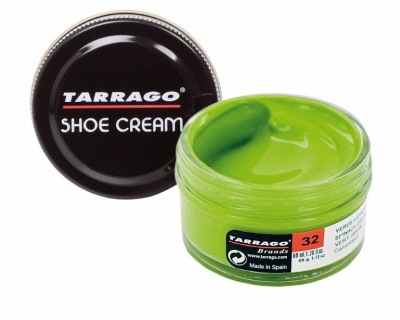 Крем банка для гладкой кожи SHOE Cream, СТЕКЛО, 50 мл. TCT31-032 TARRAGO зеленый