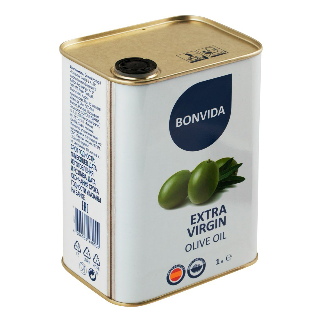 Оливковое масло Bonvida Extra Virgin 1 л