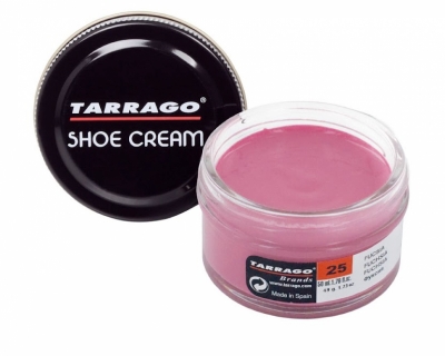 Крем банка для гладкой кожи SHOE Cream, СТЕКЛО, 50 мл. TCT31-025 Испания розовый