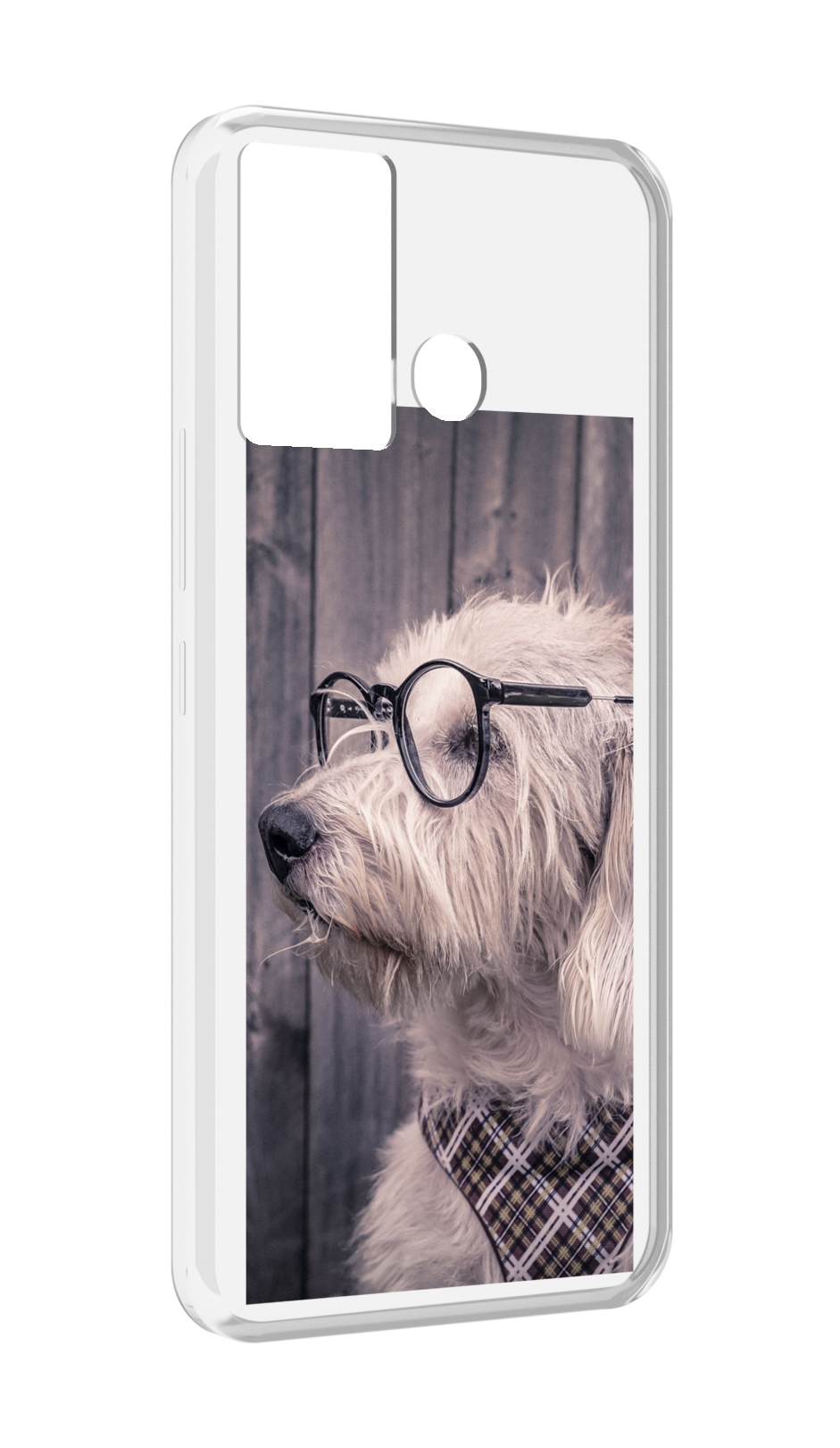 

Чехол MyPads Собака-в-очках для Infinix Hot 12 Play, Прозрачный, Tocco
