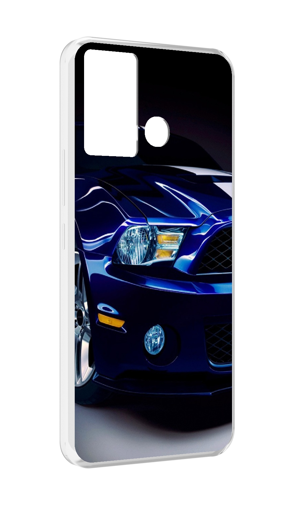 

Чехол MyPads Синяя-машина для Infinix Hot 12 Play, Прозрачный, Tocco