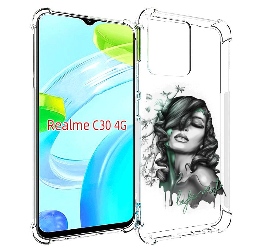 

Чехол MyPads Девушка 2 для Realme C30 4G / Narzo 50i Prime, Прозрачный, Tocco