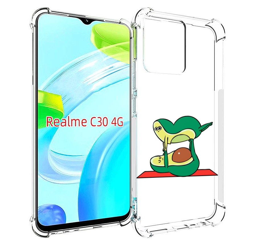 

Чехол MyPads Две-половинки для Realme C30 4G / Narzo 50i Prime, Прозрачный, Tocco