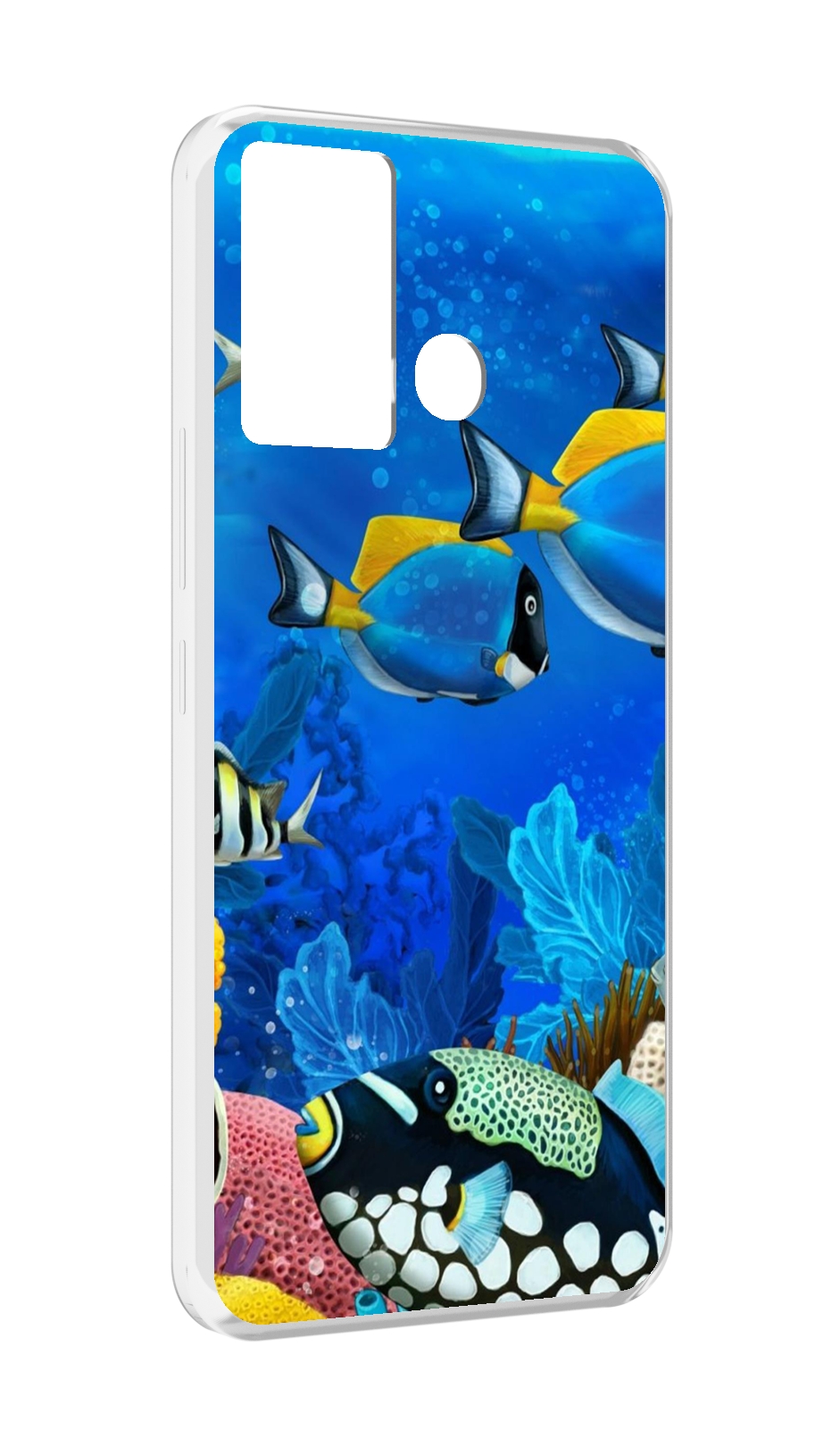 

Чехол MyPads Рыбки для Infinix Hot 12 Play, Прозрачный, Tocco
