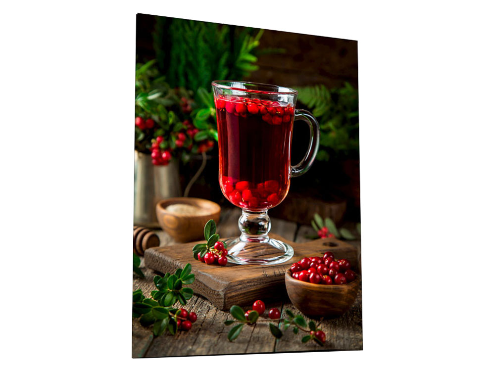 

Картина Клюквенный чай Стекло