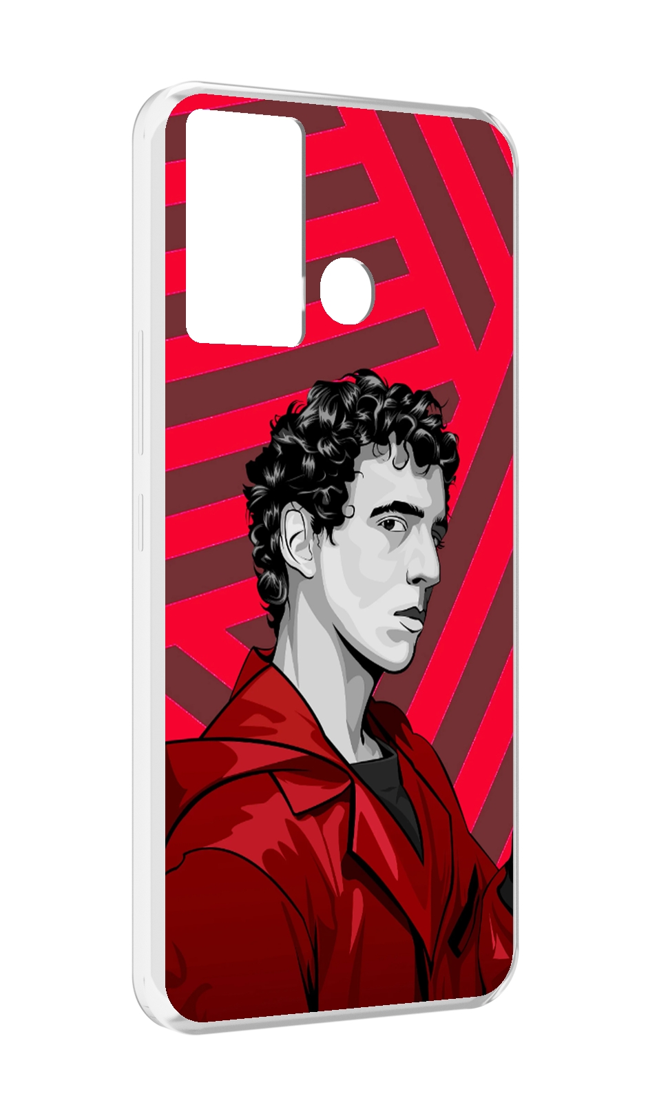 

Чехол MyPads Рио-бумажный-дом для Infinix Hot 12 Play, Прозрачный, Tocco