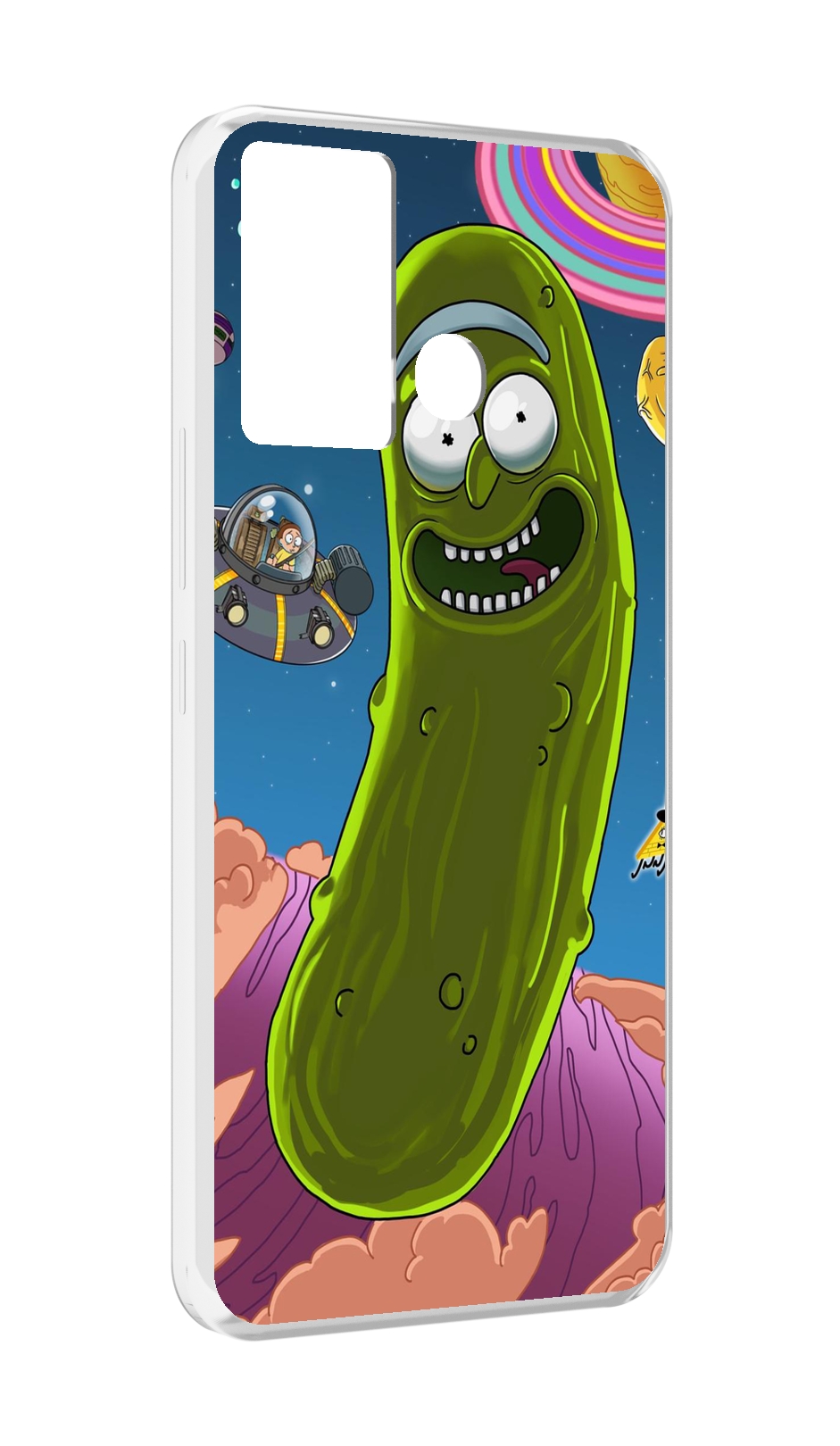 

Чехол MyPads Рик огурец для Infinix Hot 12 Play, Прозрачный, Tocco