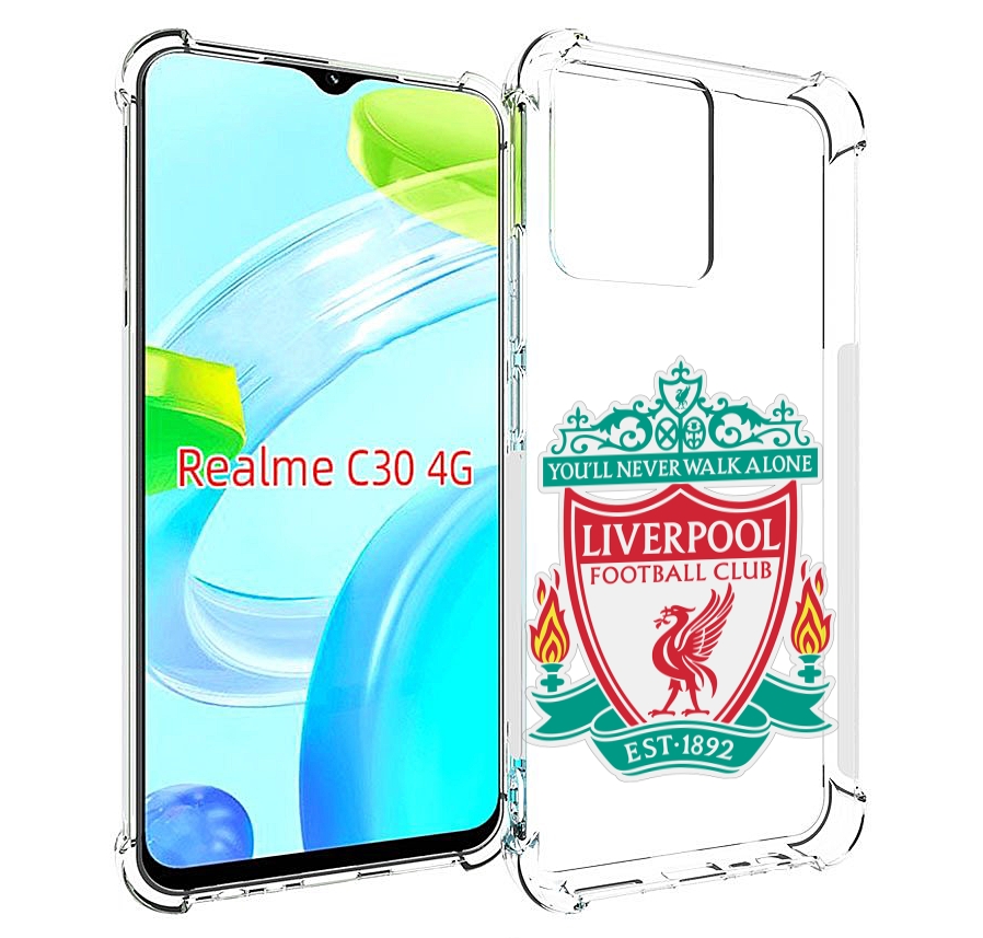 

Чехол MyPads Герб-Ливерпуля для Realme C30 4G / Narzo 50i Prime, Прозрачный, Tocco