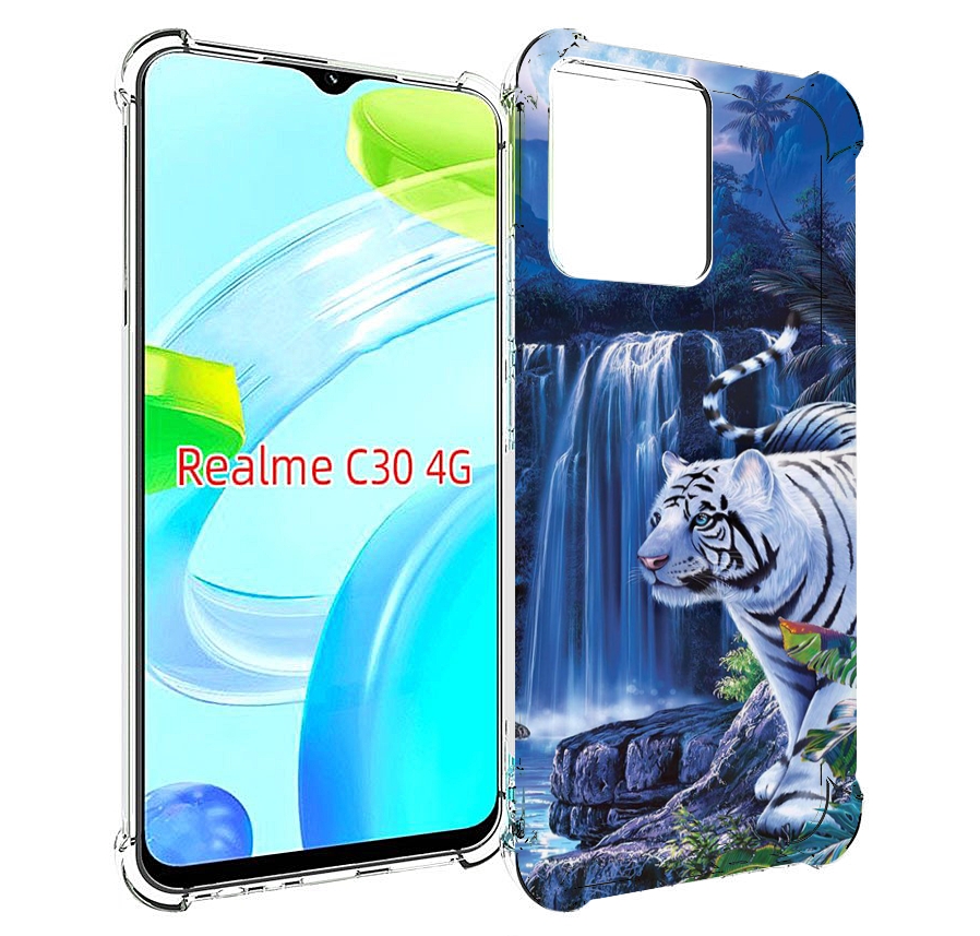

Чехол MyPads Водопад для Realme C30 4G / Narzo 50i Prime, Прозрачный, Tocco
