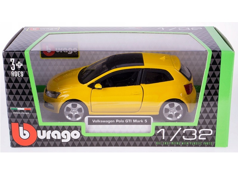 Машинка Bburago Volkswagen Polo GTI Mark 5, 43034