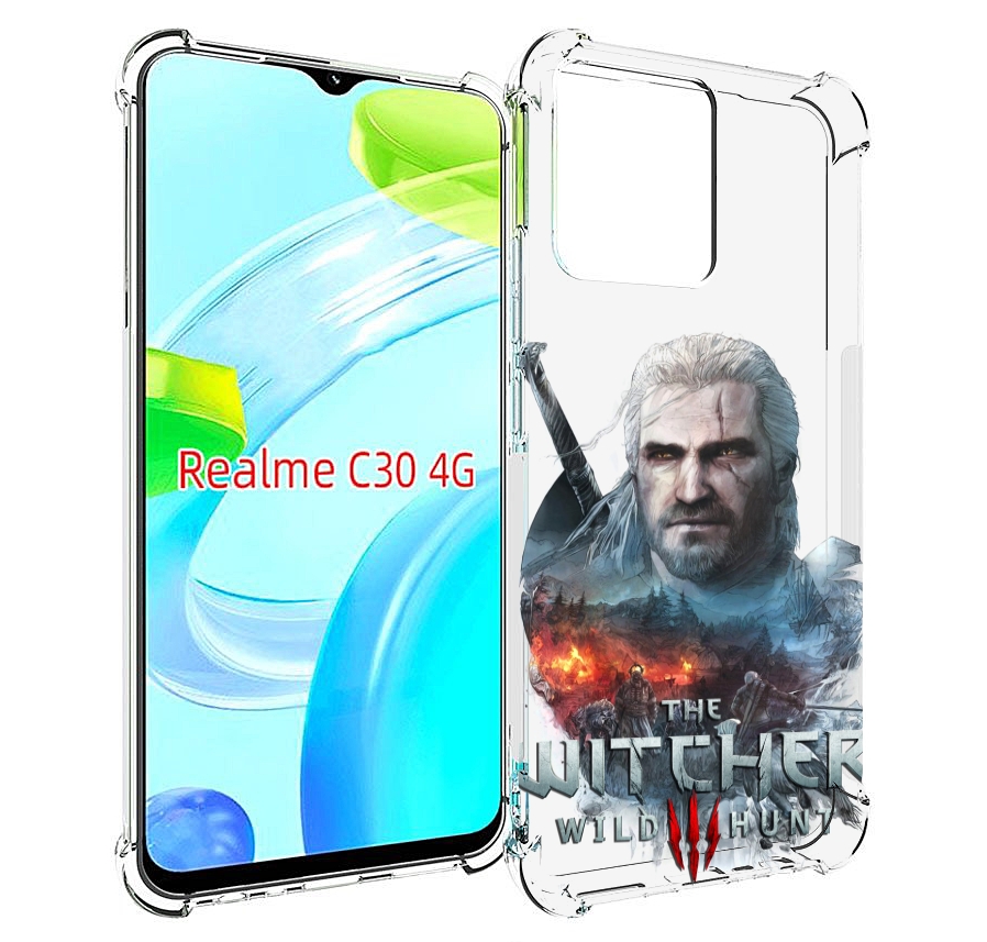 

Чехол MyPads Ведьмак для Realme C30 4G / Narzo 50i Prime, Прозрачный, Tocco