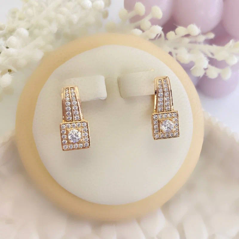 

Серьги из медицинского сплава Xuping Jewelry Классика, фианит, Классика