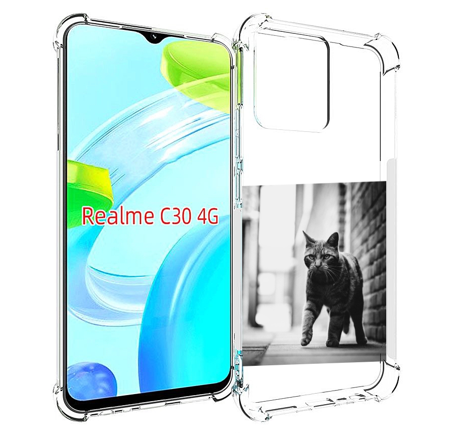 

Чехол MyPads Важный-кот для Realme C30 4G / Narzo 50i Prime, Прозрачный, Tocco