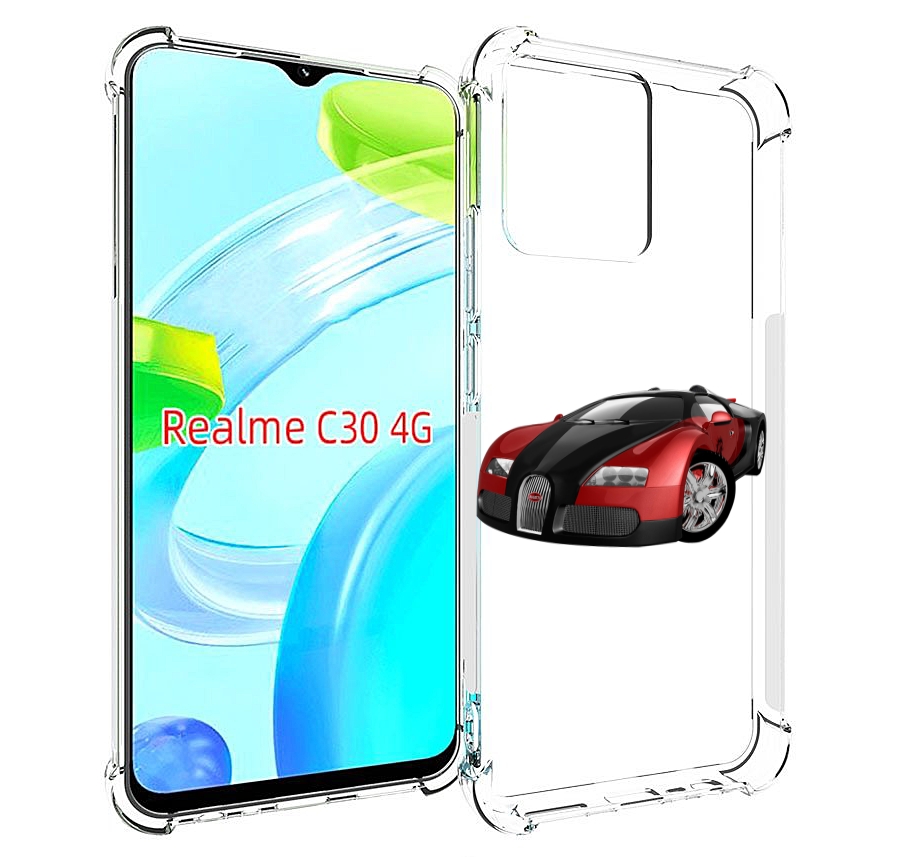

Чехол MyPads Бука мужской для Realme C30 4G / Narzo 50i Prime, Прозрачный, Tocco