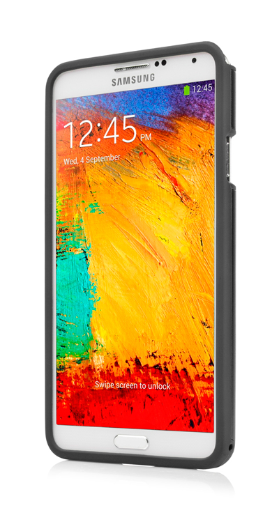 фото Металлический чехол capdase alumor jacket для samsung galaxy note 3 sm-n900 - серый